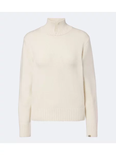 Pulover Extreme Cashmere din cașmir alb