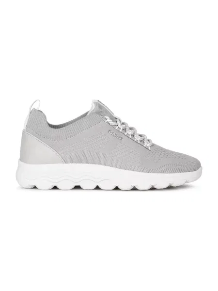 Geox Buty Kobieta 37 EU Skóra Sneakersy Spherica szary