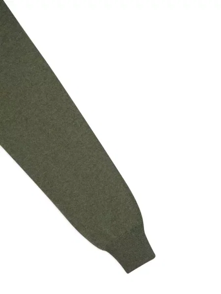 Кашмирен пуловер Piacenza Cashmere с кръгло деколте зелено