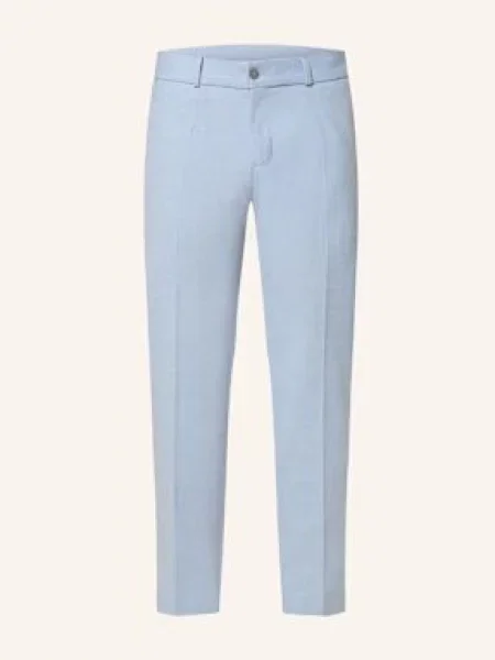 Paul Oblekové Kalhoty Extra Slim Fit Z Žerzeje light blue modré
