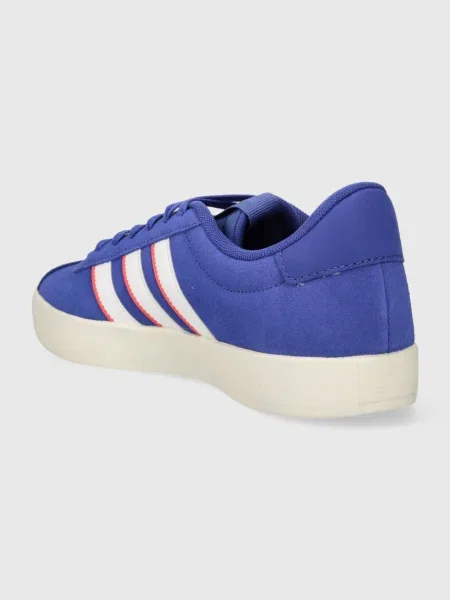 Semišové sneakers boty adidas VL COURT modré