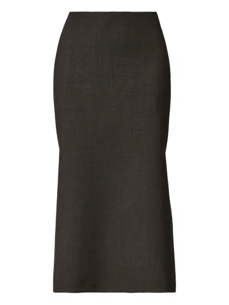 Midi-suknja Fabiana Filippi iznad koljena smeđa