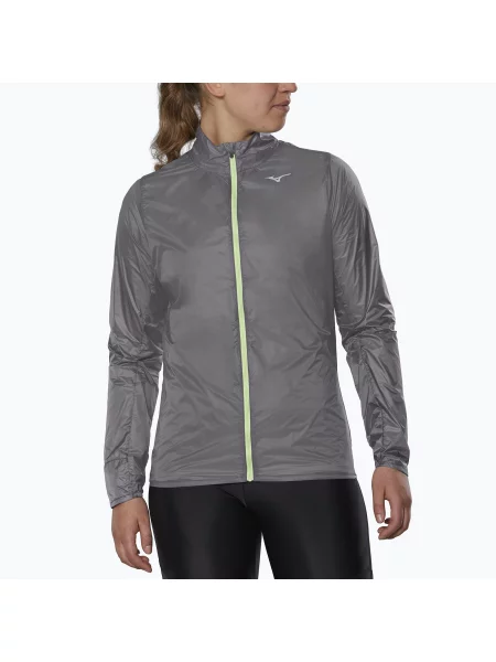 Běžecká bunda Mizuno Aero grey šedá