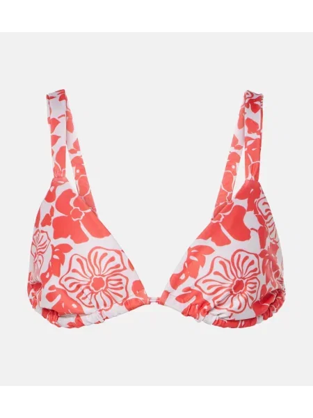 Bikini Faithfull cu model floral roșu