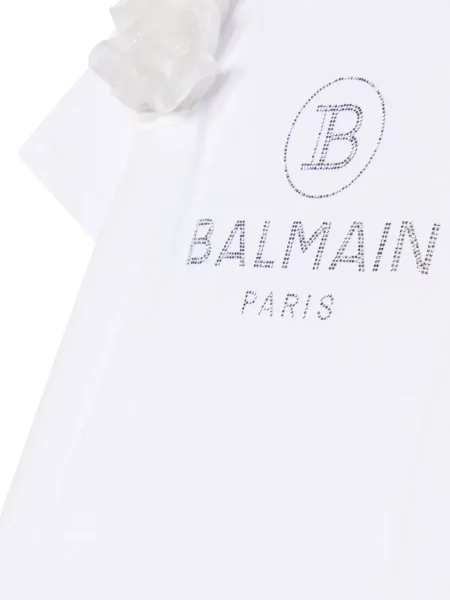 Koszulka dziecięca Balmain biała