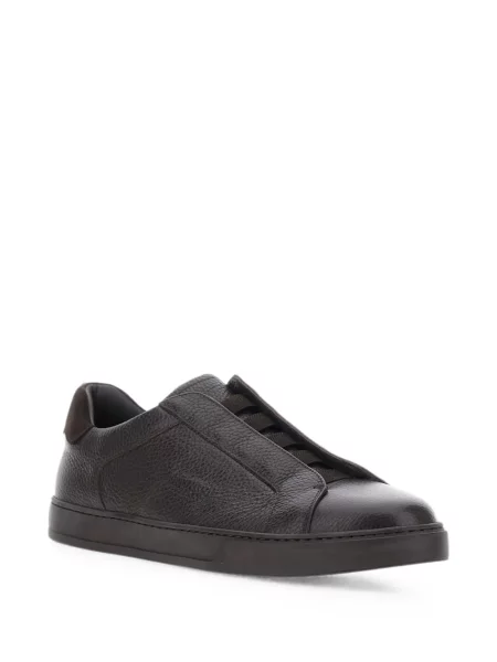Sneakerși Doucal's din piele maro
