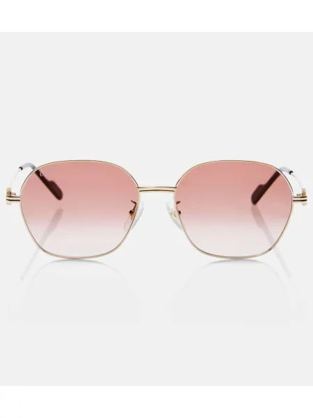Sunčane naočale Cartier Eyewear Collection zlatna