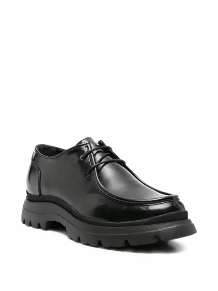 Pantofi derby Hogan din piele chunky negru