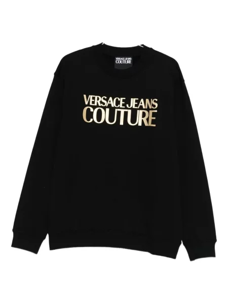 Hanorac Versace Jeans Couture cu imagine negru