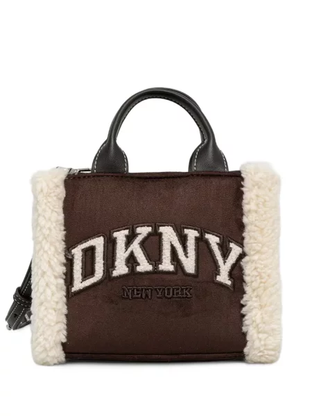 Shopper kabelka Dkny hnedá