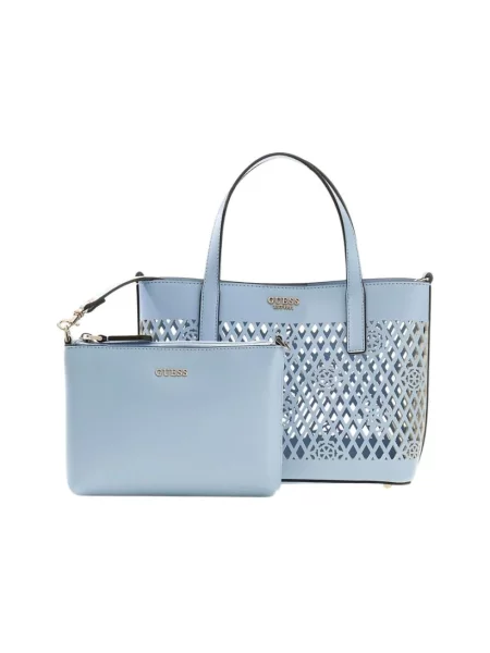 Guess torebka LETTY niebieska