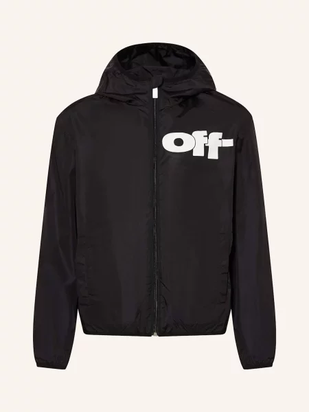 Off-White Kurtka schwarz biała