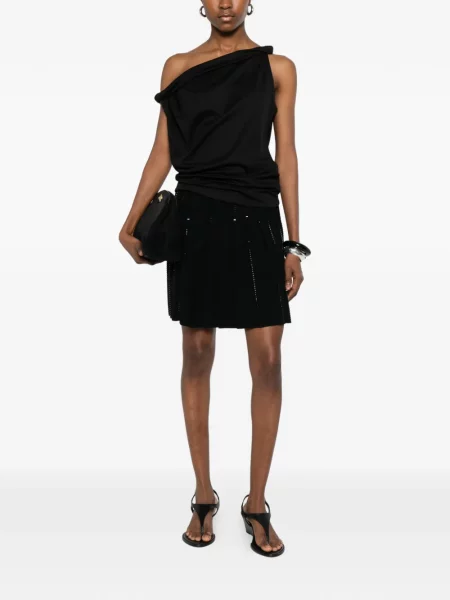 Fusta mini Ermanno Scervino cu paiete negru