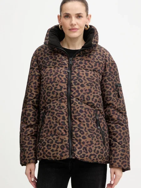 Jakna Guess MARTINA rjava