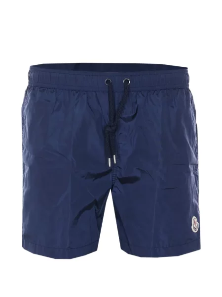 Kupaće gaće Moncler s autogramom plava