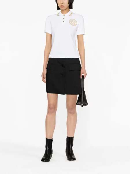 Polo Versace Jeans Couture białe