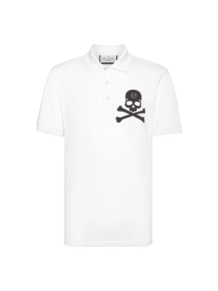 Koszulka polo Philipp Plein biała
