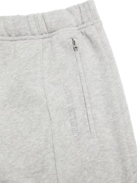 Бягане панталон Acne Studios бродирани сиво