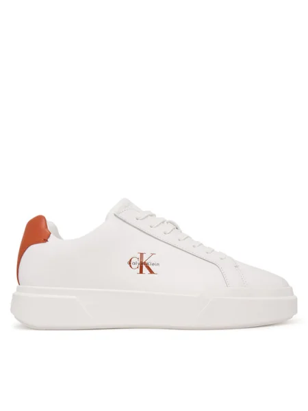 Sneakers Calvin Klein Chunky Cupsole Laceup Lth alb