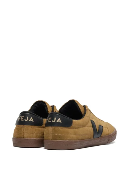 Sneakerși Veja din piele de căprioară