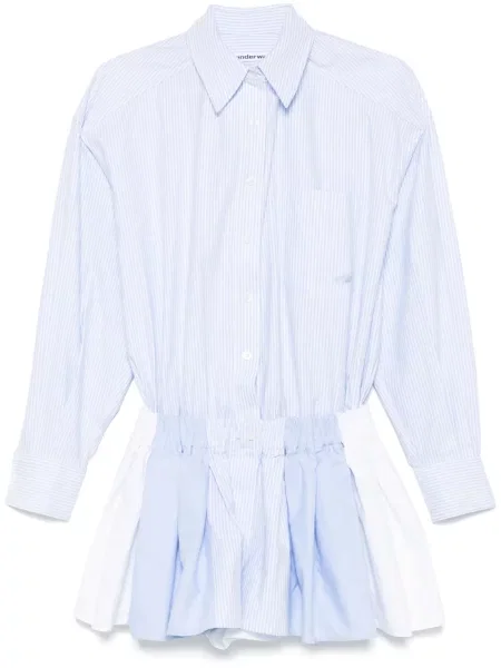 Kombinezon Alexander Wang plisowany niebieski