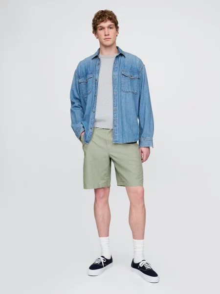 Pantaloni scurți Gap negru