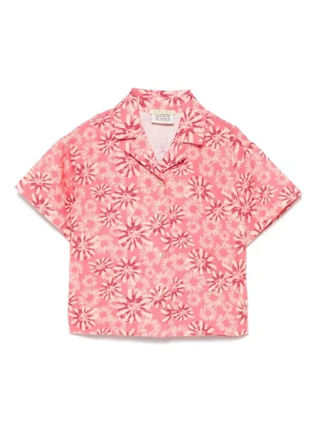 Koszula dziecięca Scotch & Soda różowa