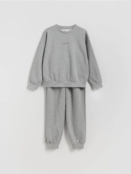 Reserved Compleu oversized deschis gri