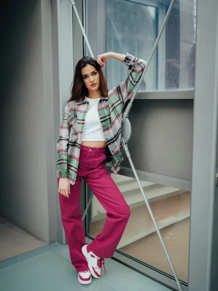 Spodnie Trendyol z wysoką talią