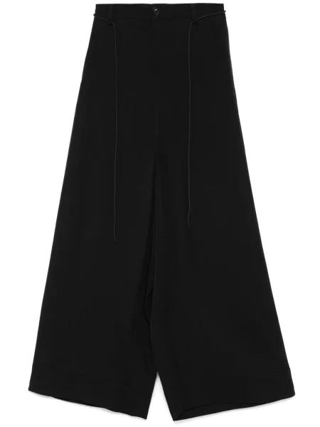 Pantaloni Y-3 din țesătură twill negru