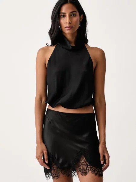 Bardot top pentru femei SANDRI negru