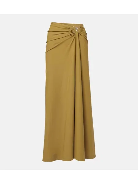 Fusta maxi Christopher Esber verde