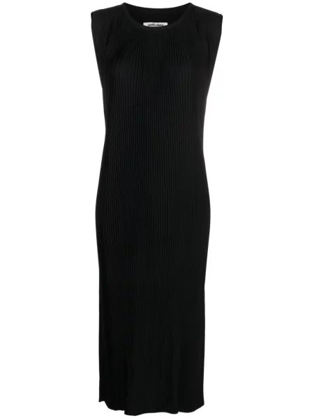 Rochie midi Henrik Vibskov din crep până la genunchi de costum negru