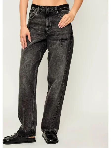 Hugo Blue jeans high waist gri
