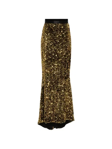 Fusta maxi Styland cu paiete stretch