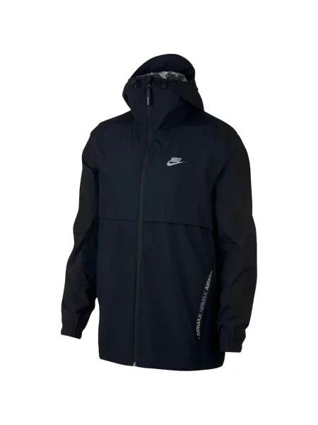 Hanorac Nike cu glugă cu imagine cu model camuflaj roșu