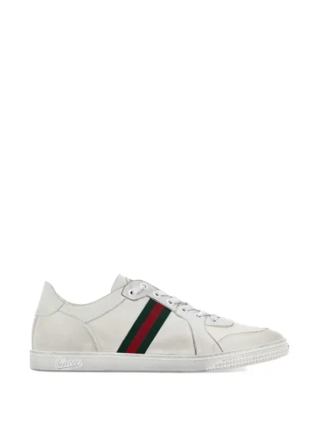Sneakerși Gucci stretch alb