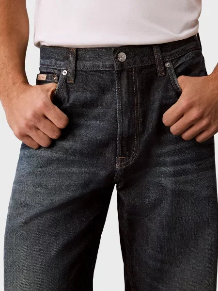 Прямі джинси Calvin Klein Jeans чорні