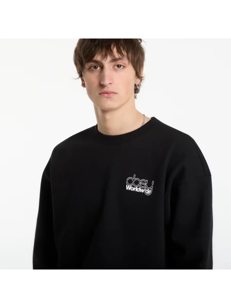 Φούτερ Obey Desire Extra Heavy Crew Black XL μαύρο