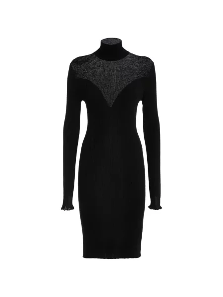 Rochie mini Genny tricotate negru