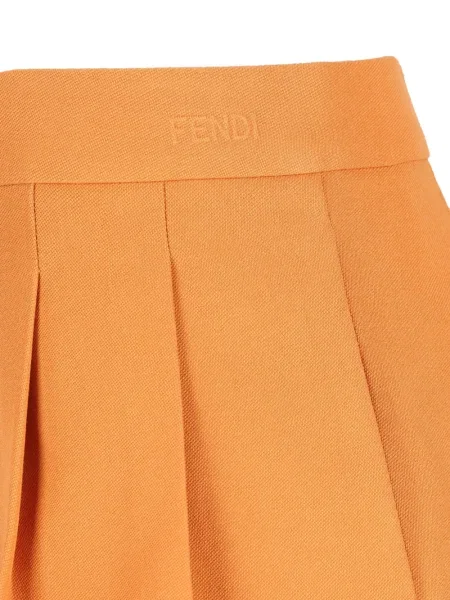 Шорти Fendi оранжево