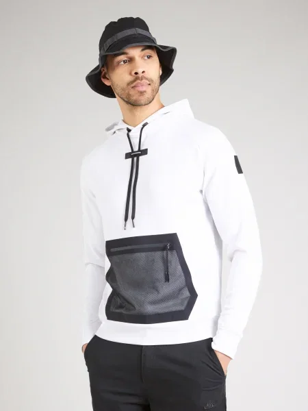 Pánska Mikina S Kapucňou On Running Hoodie biela