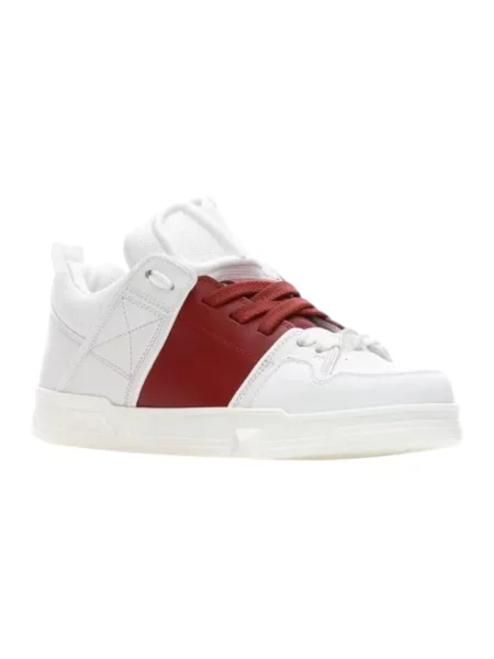 Sneakersy Valentino Open skórzane białe