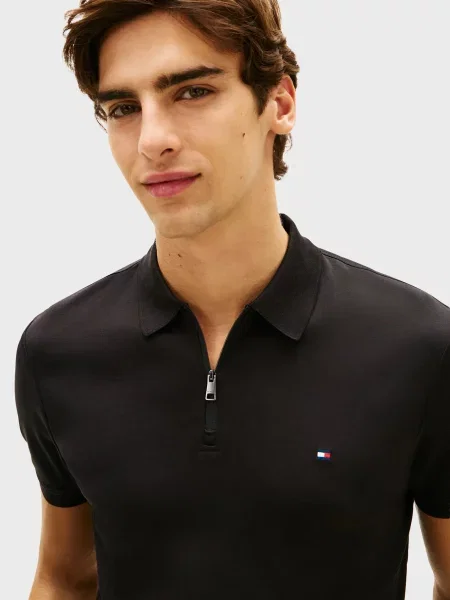 Поло Tommy Hilfiger чорне