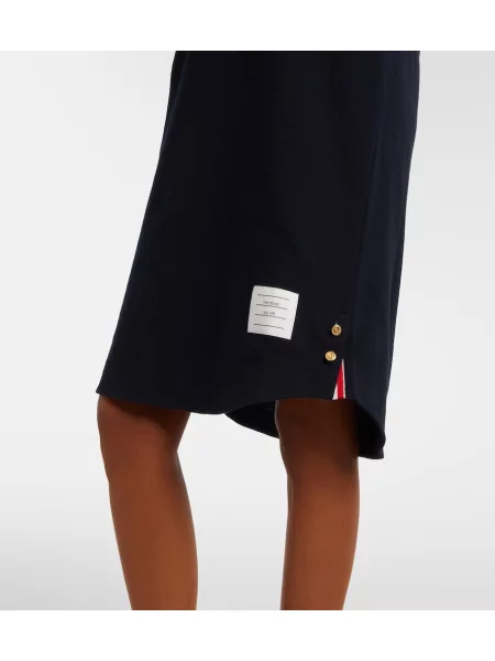Rochie tip cămașă Thom Browne albastru
