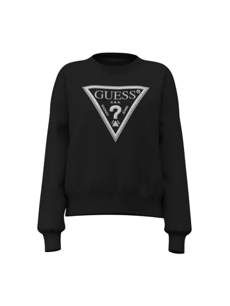 Bluza Guess z logo czarna