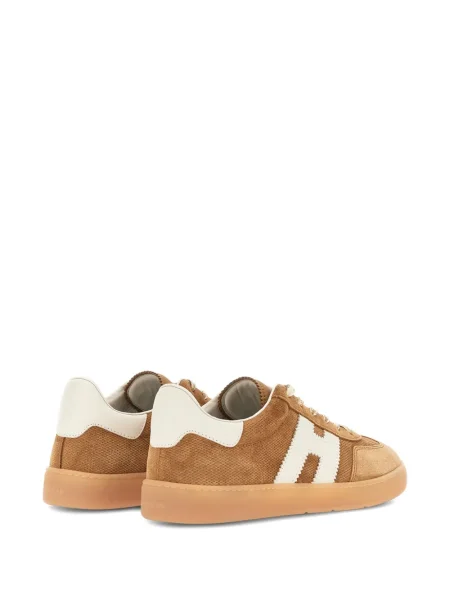 Sneakerși Hogan din piele maro