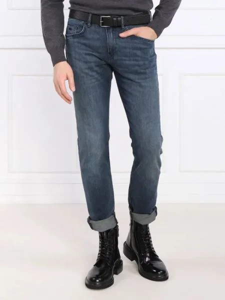 BOSS BLACK Blugi negru