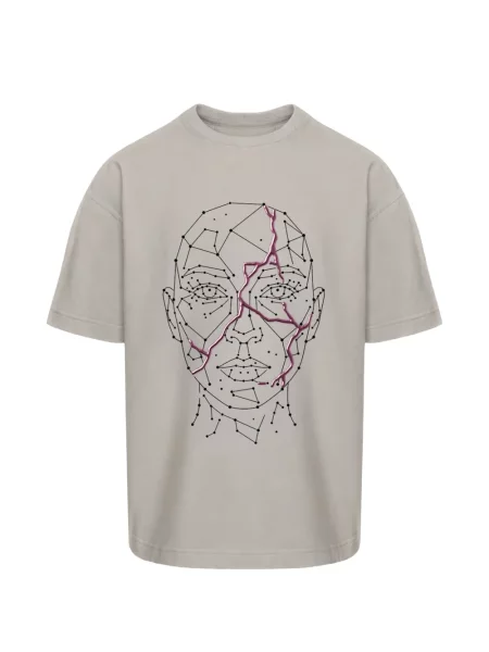 Tricou Hamza cu imagine gri