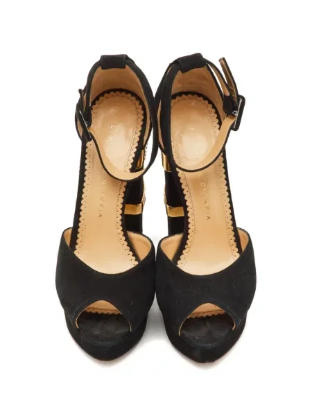 Dirželis sandalai Charlotte Olympia juoda